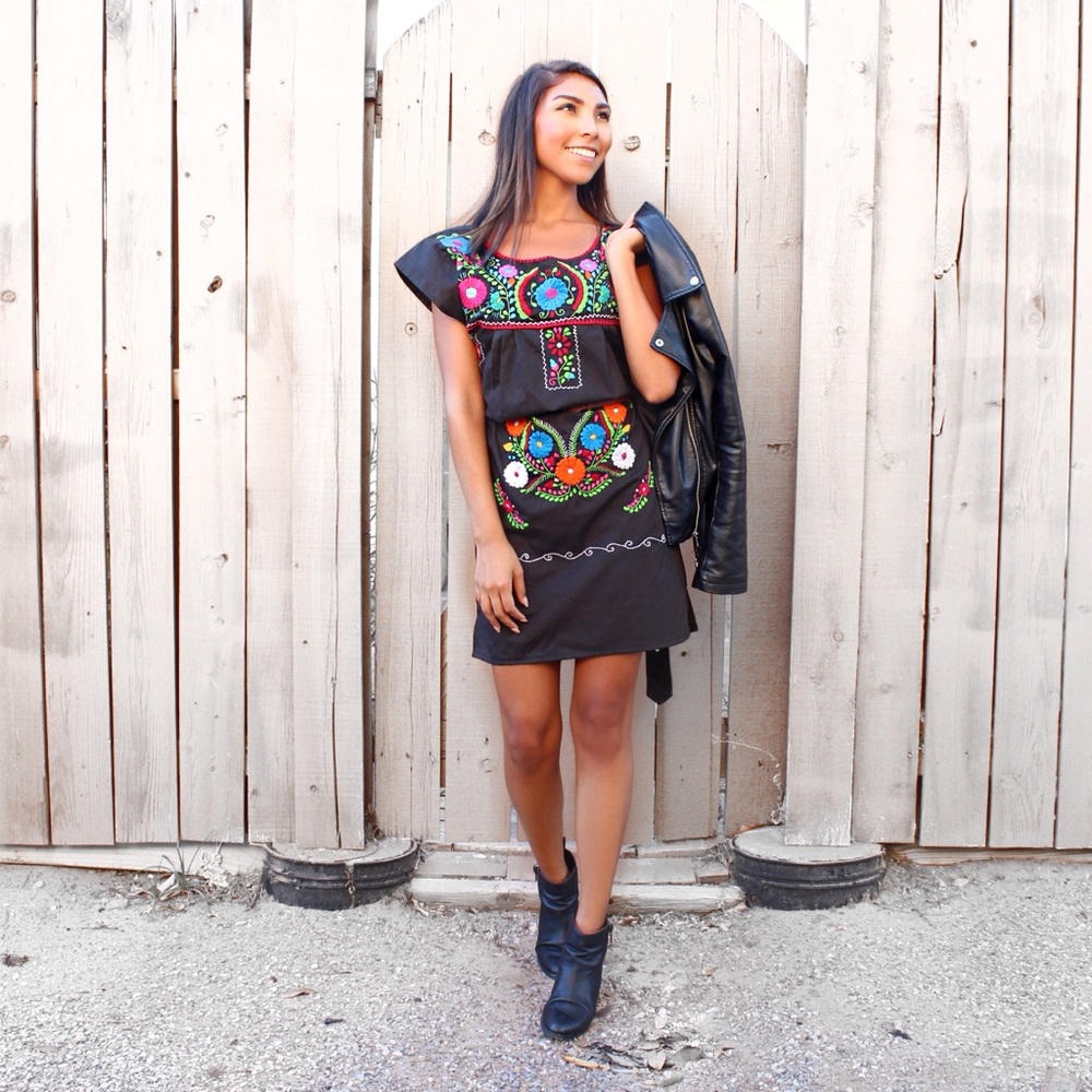 Embroidered dress